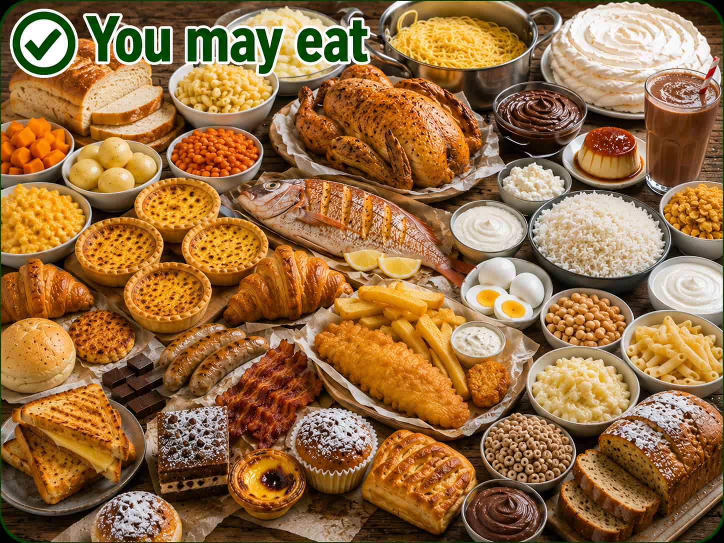 White diet foods allowed